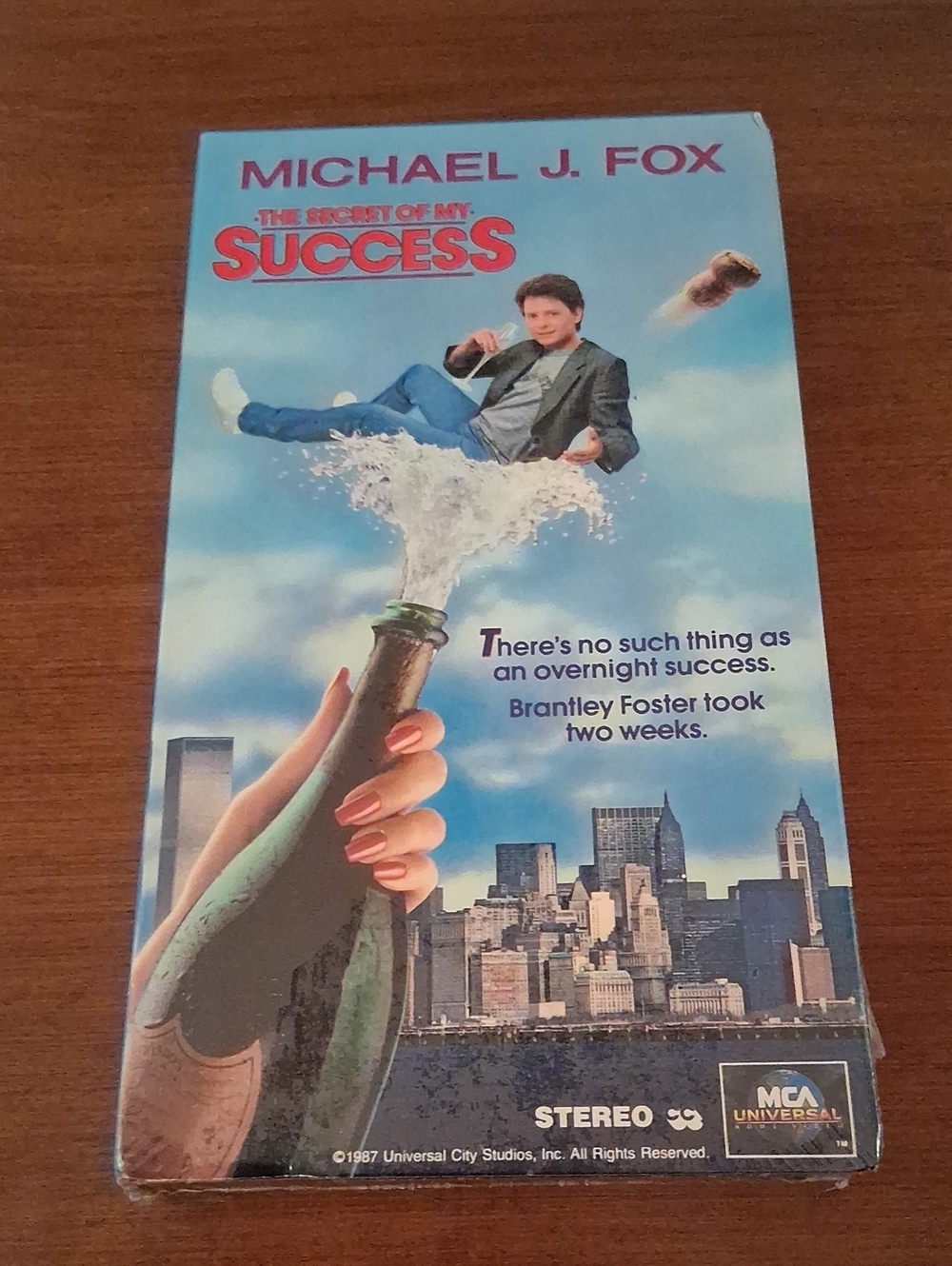 MCA Universal The Secret of My Success VHS Tape Michael J. Fox 1987 New